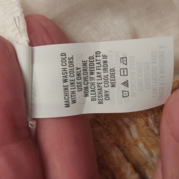 AERIE Striped Smocked Tiered Fringed Lined Mini Skirt - Picture 10 of 10